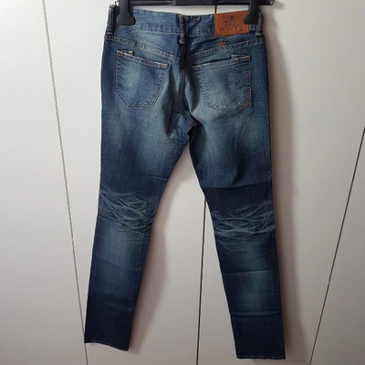 PRPS Pre-owned Straight Pants In Blue