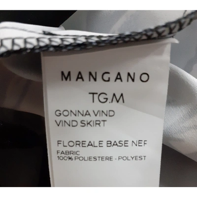 Pre-owned Mangano Mini Skirt In Black