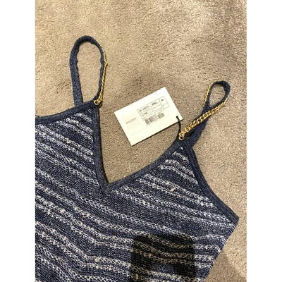 Pre-owned Balmain Jumpsuit In Blue