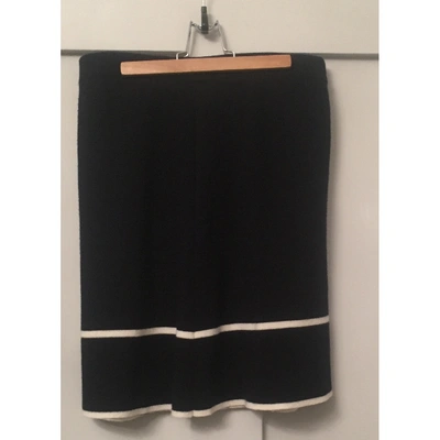 Pre-owned Chinti & Parker Navy Wool Skirt