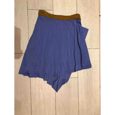 Pre-owned Atlein Blue Skirt