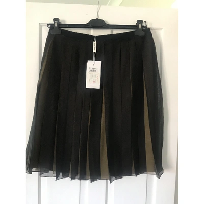 Pre-owned Ferragamo Mid-length Skirt In Black