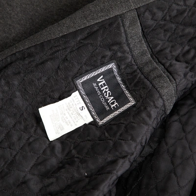 Pre-owned Versace Coat In Anthracite