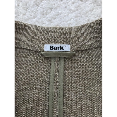 Pre-owned Bark Linen Blazer In Beige