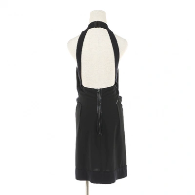 Pre-owned Anthony Vaccarello Black Wool Dress