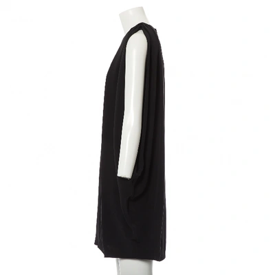 Pre-owned Gianluca Capannolo Silk Mid-length Dress In Black