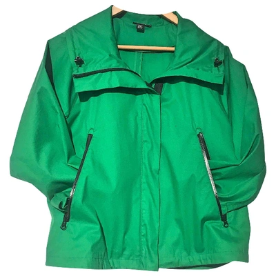Pre-owned Dkny Green Cotton Jacket