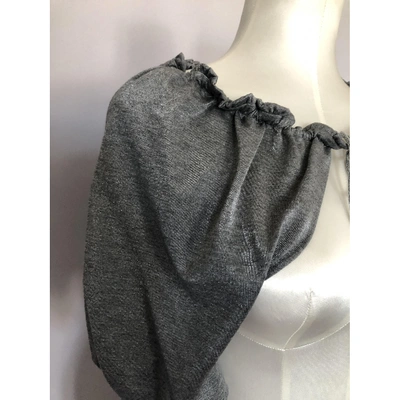 Pre-owned Saint Laurent Grey Viscose Jacket