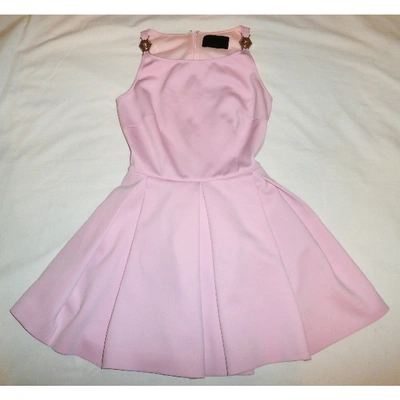Pre-owned Philipp Plein Mini Dress In Pink