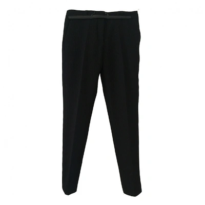 Pre-owned Harmony Black Cotton Trousers