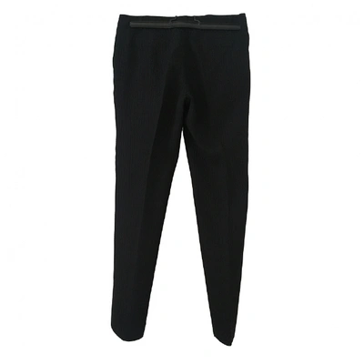 Pre-owned Harmony Black Cotton Trousers
