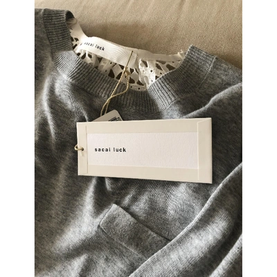 Pre-owned Sacai Luck Mid-length Dress In Grey