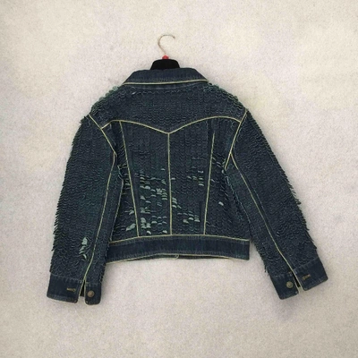 Pre-owned Chanel Jacket In Blue