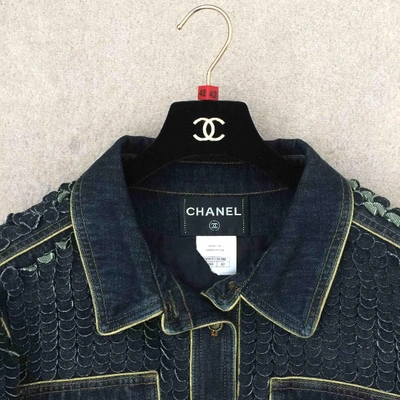 Pre-owned Chanel Jacket In Blue