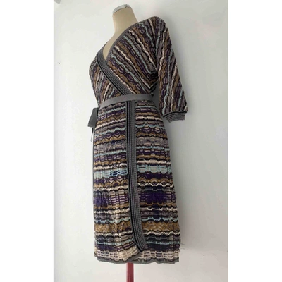 Pre-owned M Missoni Mid-length Dress In Multicolour