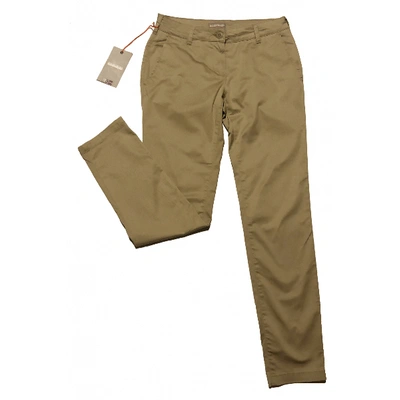 Pre-owned Napapijri Trousers In Khaki