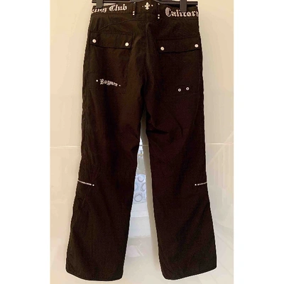 Pre-owned Bogner Trousers In Black
