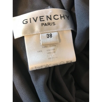 Pre-owned Givenchy Grey Viscose Top