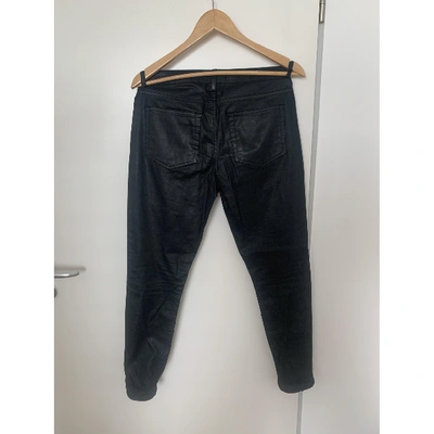 Pre-owned Acne Studios Slim Jeans In Black