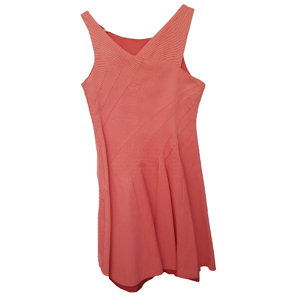 orange reiss dress