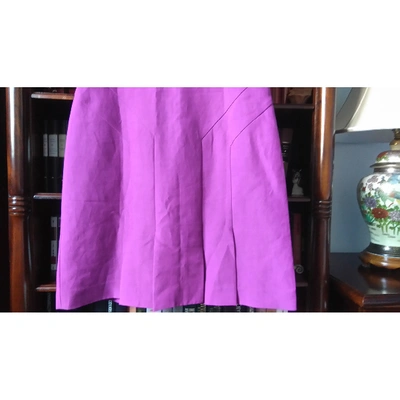 Pre-owned Marni Wool Mid-length Dress In Purple