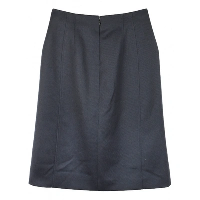 Pre-owned Belstaff Wool Mid-length Skirt In Blue