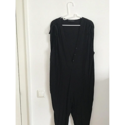Pre-owned Hatch Jumpsuit In Black