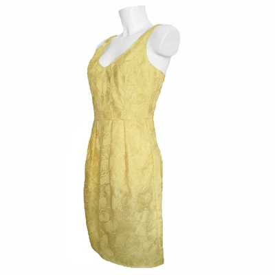 Pre-owned Armani Collezioni Mid-length Dress In Yellow