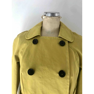 Pre-owned Paul Smith Trench Coat In Yellow