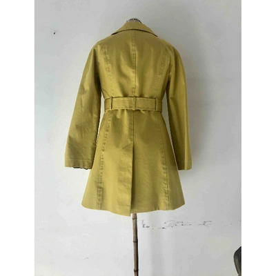 Pre-owned Paul Smith Trench Coat In Yellow