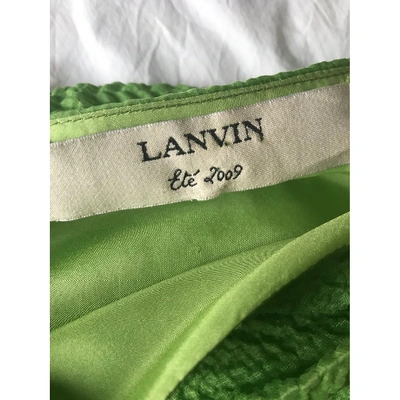 Pre-owned Lanvin Green Cotton  Top