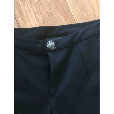 Pre-owned Philipp Plein Slim Pants In Black