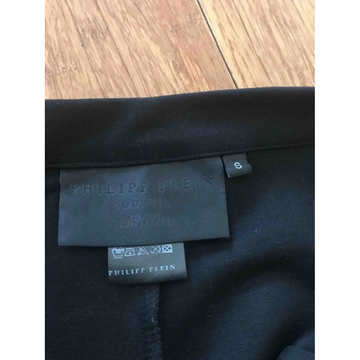 Pre-owned Philipp Plein Slim Pants In Black