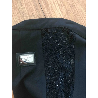 Pre-owned Philipp Plein Slim Pants In Black