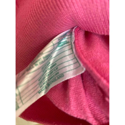 Pre-owned John Smedley Pink Cotton Knitwear