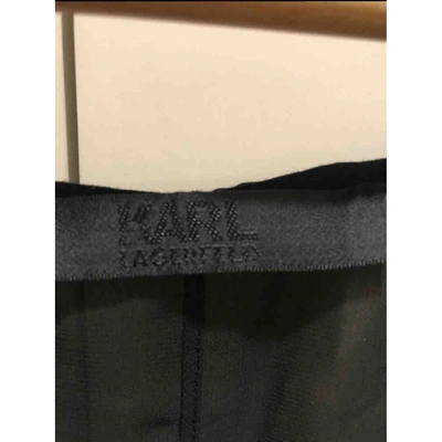 Pre-owned Karl Waistcoat In Black