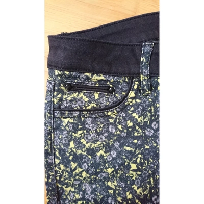 Pre-owned The Kooples Slim Jeans In Yellow