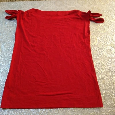 Pre-owned Gucci Red  Top
