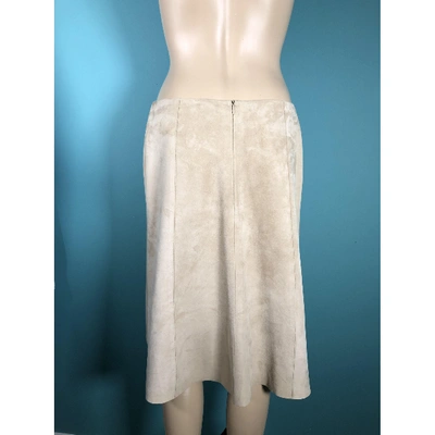 Pre-owned Akris Mid-length Skirt In Beige