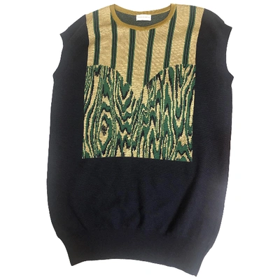 Pre-owned Dries Van Noten Gold Wool Top