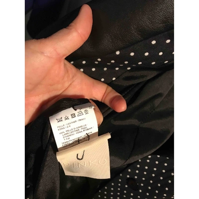 Pre-owned Pinko Black Cotton Jacket