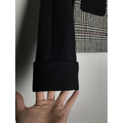 Pre-owned Balenciaga Tweed Jacket In Black