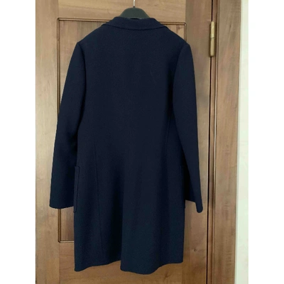Pre-owned Stephan Janson Wool Coat In Blue