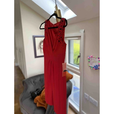 Pre-owned Monique Lhuillier Red Dress