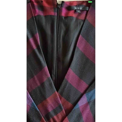 Pre-owned Gucci Wool Mini Dress In Multicolour