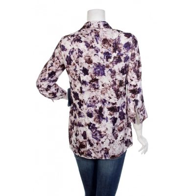 Pre-owned Vera Wang Purple Polyester Top