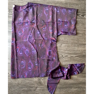 Pre-owned Michael Kors Purple Polyester Top