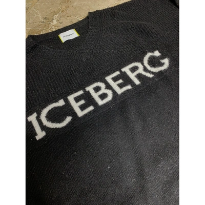 Pre-owned Iceberg Wool Knitwear In Black
