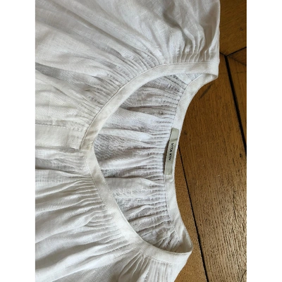 Pre-owned Vita Kin Linen Maxi Dress In White