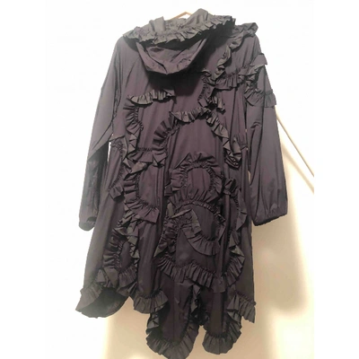 Pre-owned Moncler Genius Moncler N°4 Simone Rocha Black Trench Coat